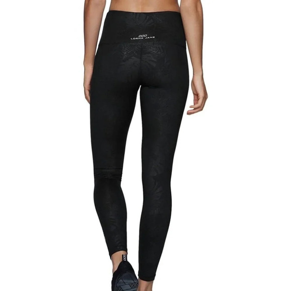 Lorna Jane Black Luxe Palm Full  Length Leggings - Picture 2 of 11